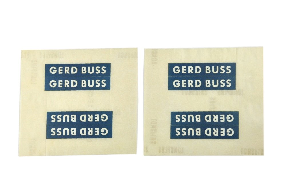 Restposten Aufkleber fuer Werbemodell Buss (1 of 1)