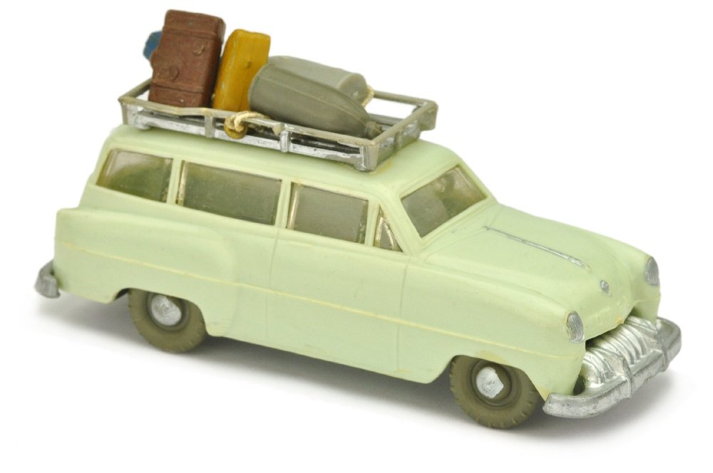 SIKU - (V 67) Opel Caravan mit Traeger, weissgruen (1 of 3)