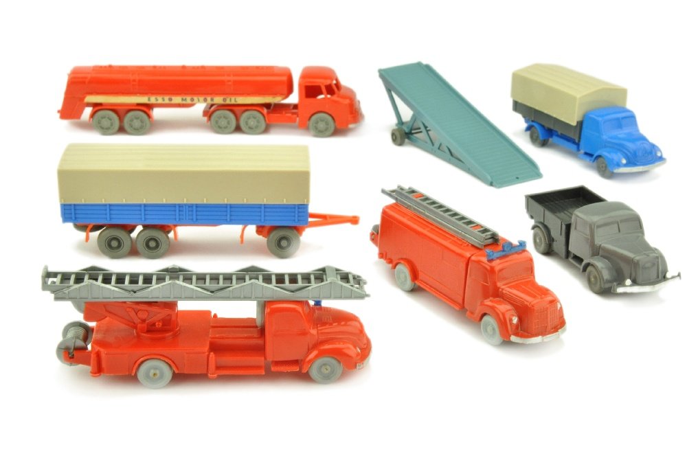 Konvolut 6+1 unverglaste LKW (1 of 1)