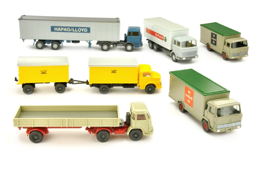Konvolut 6+1 LKW der 70er Jahre (1 of 1)