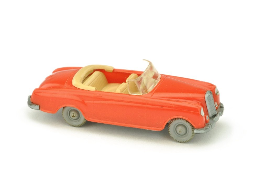 Mercedes 220 Cabrio, orangerot (1 of 3)