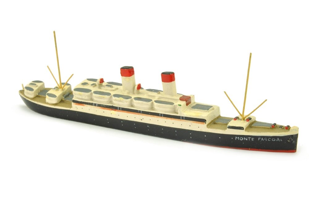 Passagierschiff Monte Pascoal: Version A (Version mit hds Namenszug), R 1-2, sehr gut bis neuwertig (Wiking Schiffe)