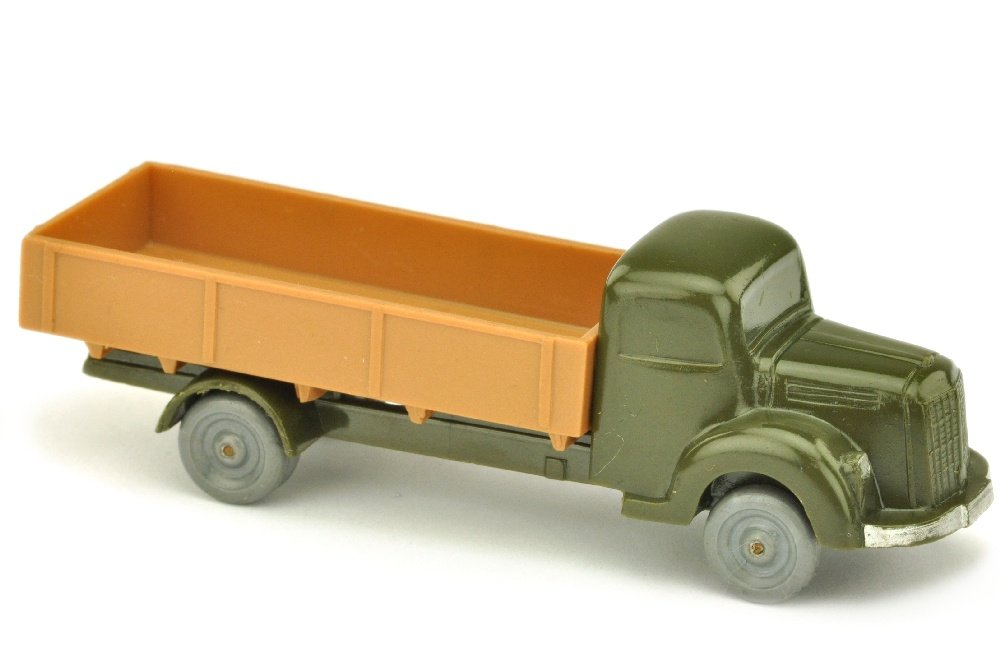 MB 3500 Pritsche, olivgruen/ockerbraun (1 of 1)