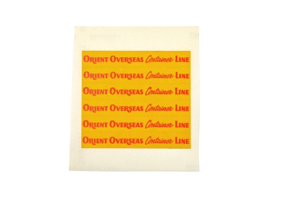 Restposten Aufkleber fuer Werbem.Orient Overseas (1 of 1)