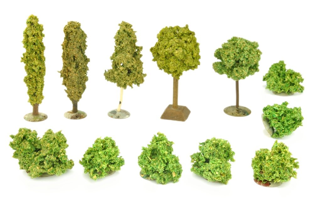 Konvolut 12 Wiking-/Faller-Baeume (1 of 1)