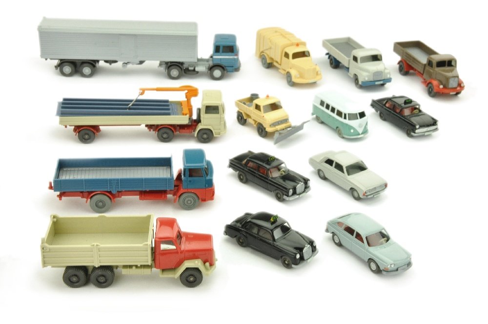 Konvolut 14 Modelle der 60er/70er J. (nur bemalt) (1 of 1)