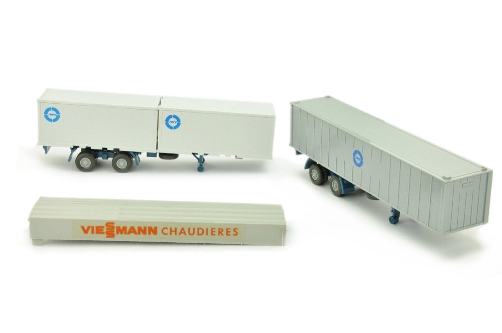 Konvolut 2+1 Auflieger zu Werbemodellen IWT (1 of 1)