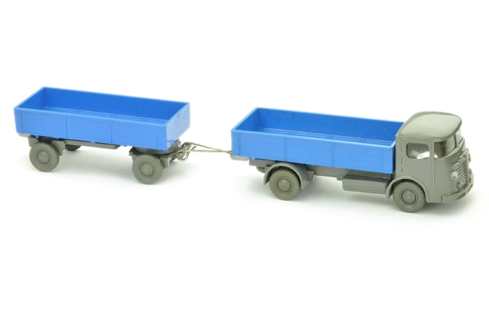 Buessing 4500 mit Anhaenger, betongrau/himmelblau (1 of 3)