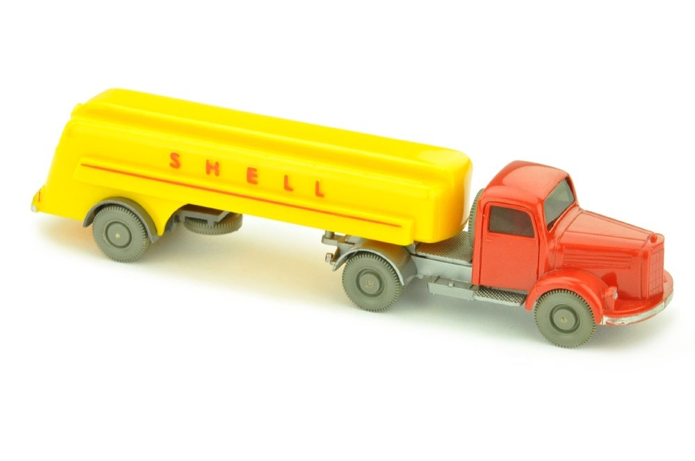 Shell-Tanksattelzug MB 3500, rot/silbern (1 of 1)