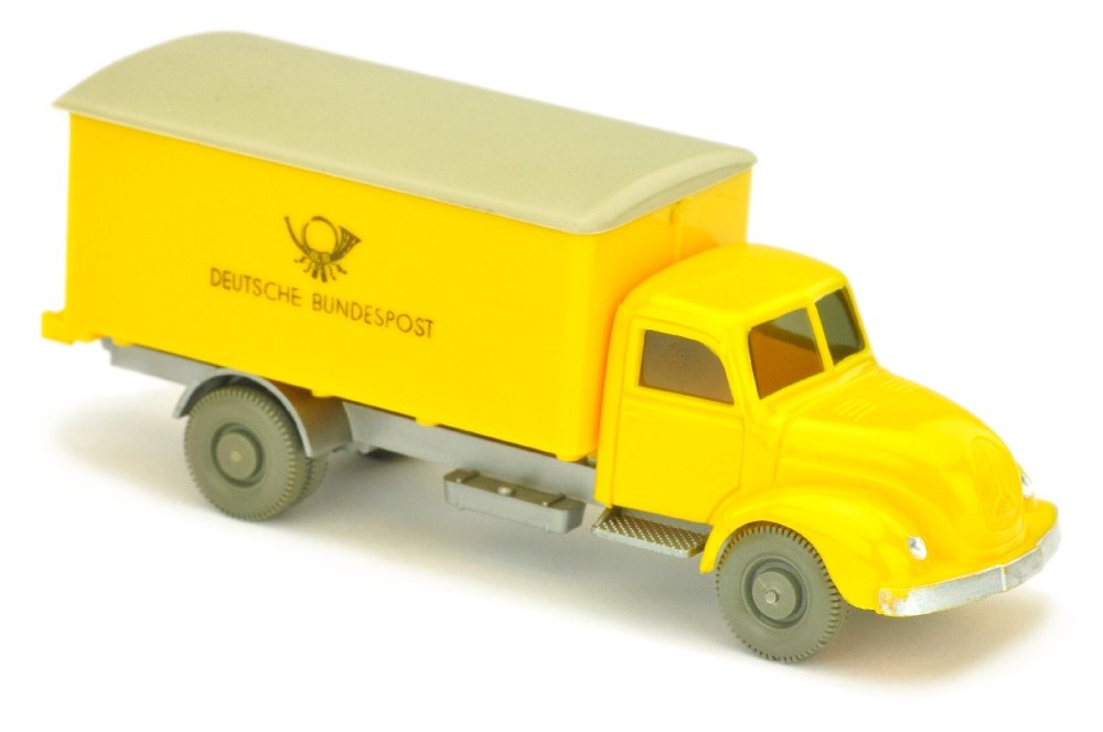 Postwagen Magirus Bundespost, gelb/silbern (1 of 2)