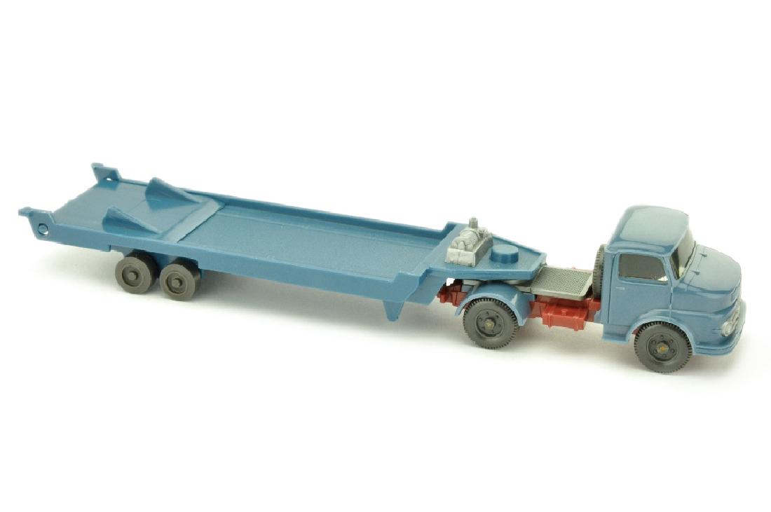 Tieflader MB 1413, mattgraublau (mit Erhebung) (1 of 1)