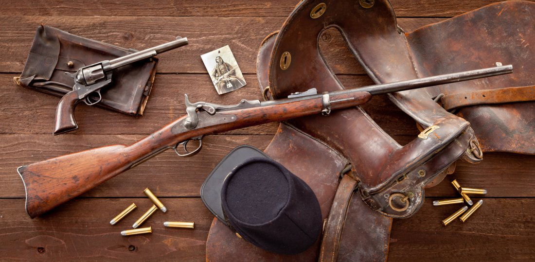 116 Prime Custer Range 1st Model 1873 Trapdoor Carbine Lot 0116
