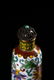 A BRONZE CLOISONNE ENAMEL SNUFF BOTTLE - 5