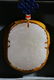 PAIR OF WHITE JADE 'FIGURES POEM' PENDANTS W/BAMBOO BOX - 5