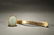 A GILT-BRONZE WHITE JADE 'SHOU' RUYI SCEPTER