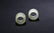 A PAIR OF WHITE JADE ARCHER'S RINGS - 2