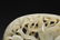 A WHITE JADE OPENWORK 'GOOSE' PLAQUE WITH STAND - 5