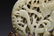 A WHITE JADE OPENWORK 'GOOSE' PLAQUE WITH STAND - 6