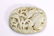 A WHITE JADE OPENWORK 'GOOSE' PLAQUE WITH STAND - 8