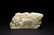 A CHINESE WHITE JADE BOULDER WITH STAND - 5