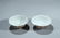 A PAIR OF IRON RED ENAMEL 'BAMBOO' BOWLS - 6