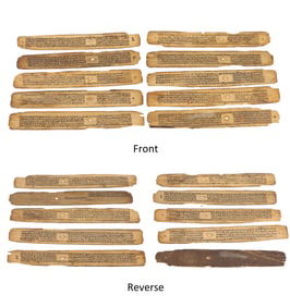Ten Early Nepalese Palm Leaf Sanskrit Manuscripts