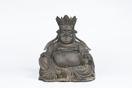 A Bronze Figure of Budai