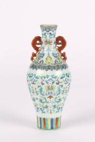 A Doucai 'Floral' Vase