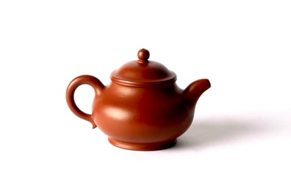 A Small Yixing 'Pan' Teapot