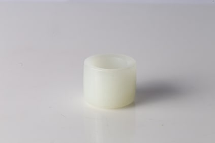 A Chinese White Jade Archer's Ring