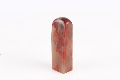 A Bairin 'Chicken-Blood' Soapstone Seal