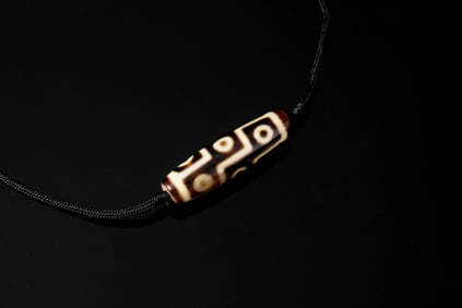 A Tibetan Dzi Bead