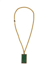 A Jadeite Pendant Necklace
