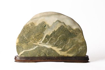 A Chinese Naturalistic 'Three Gorges' Scholar's Rock