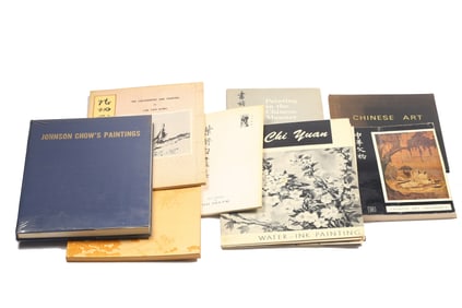 A Group of Chinese Art and Painting Catalogues