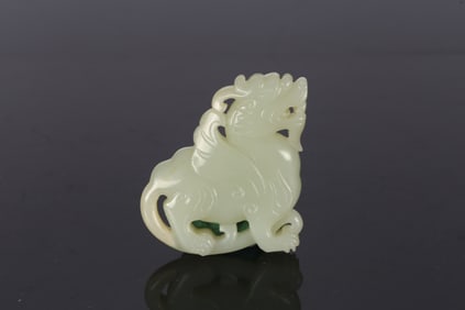 A White Jade Mythical Beast