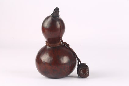 A Chinese Double Gourd Vase