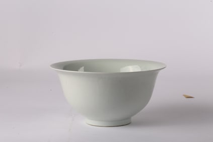 A White Glazed Anhua 'Dragons' Bowl