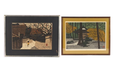 Two Japanese Woodblock Prints