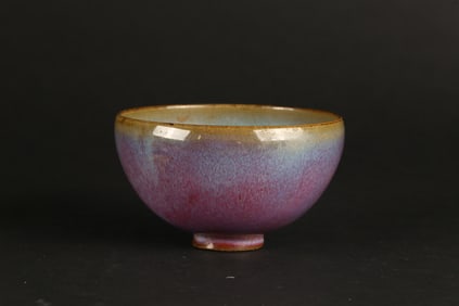 A Jun Ware Purple-Splashed Bowl