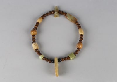 A Necklace of Chinese Archaic Beads