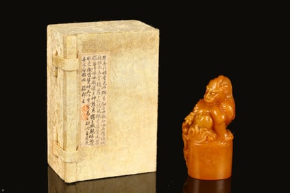 A Chinese 'Mythical Beats' Tianhuang Seal