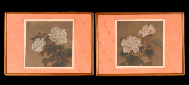 Li Di (Attributed to): Two 'Flowers' Paintings