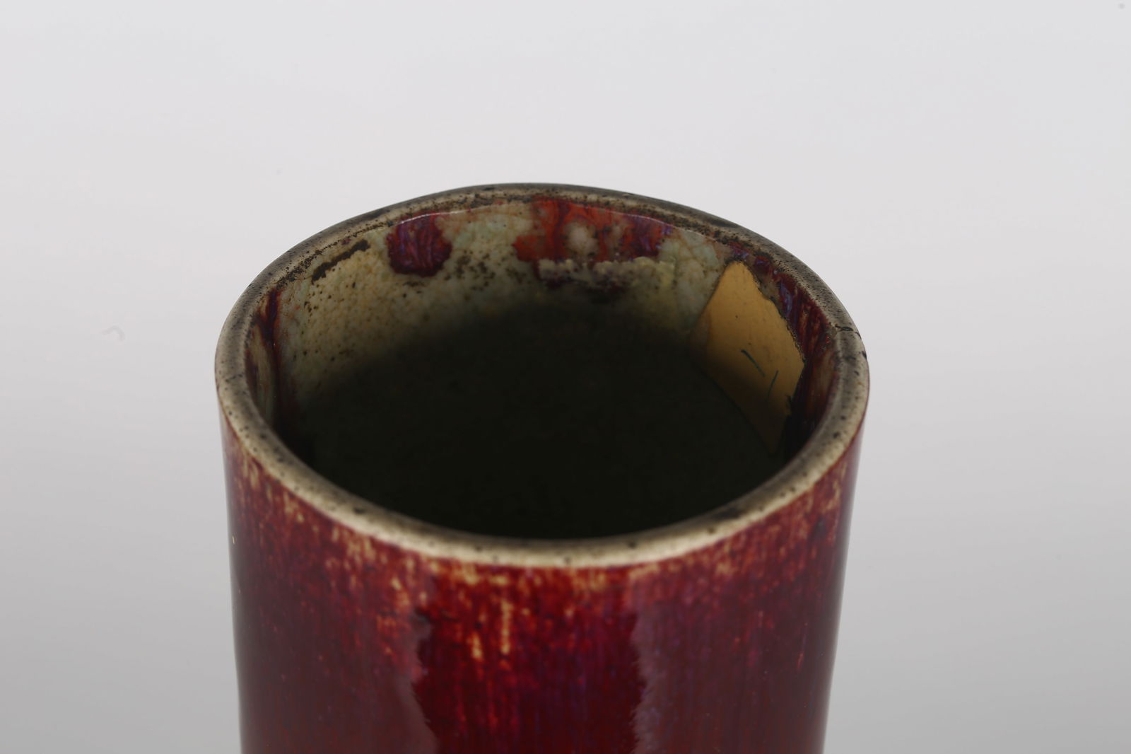 A Red Glazed Globular Vase - 4
