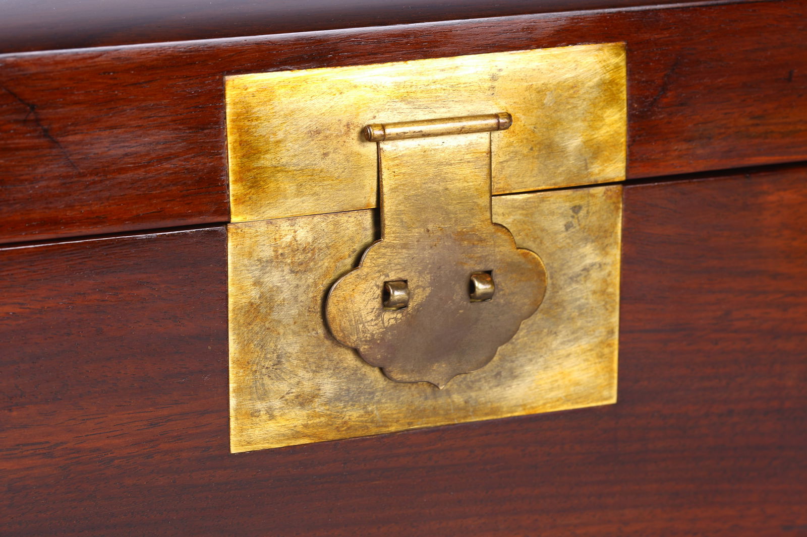 A Zitan Rectangular Scholar's Box and Cover - 4