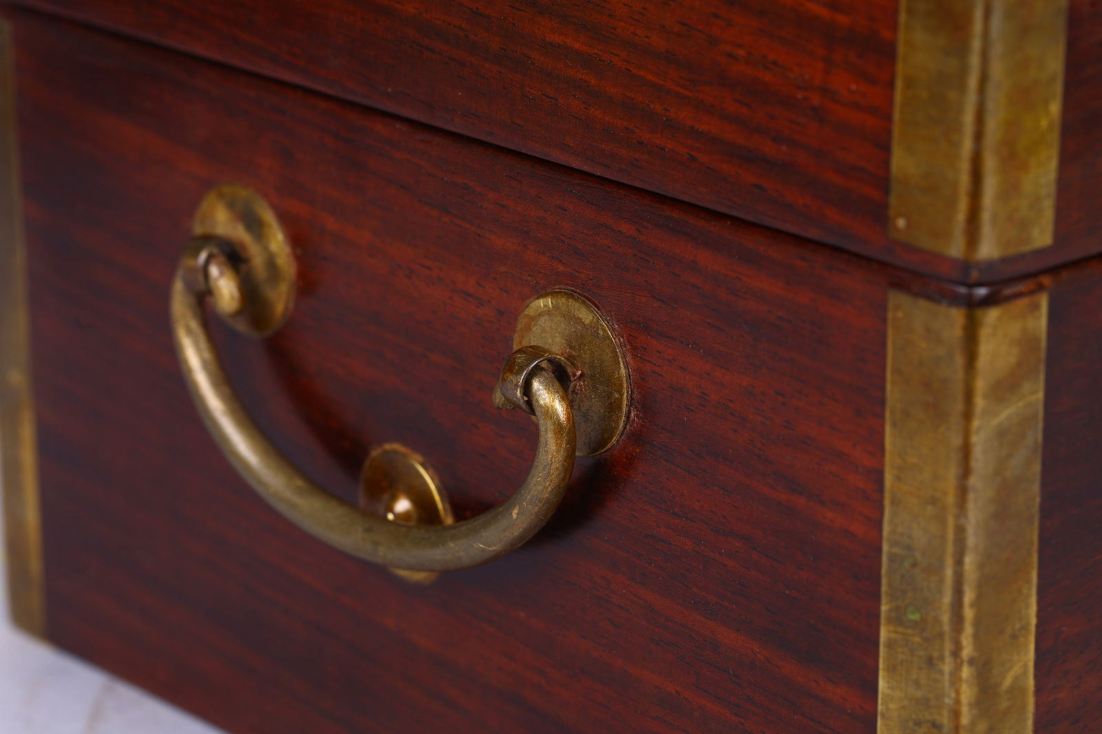 A Zitan Rectangular Scholar's Box and Cover - 7