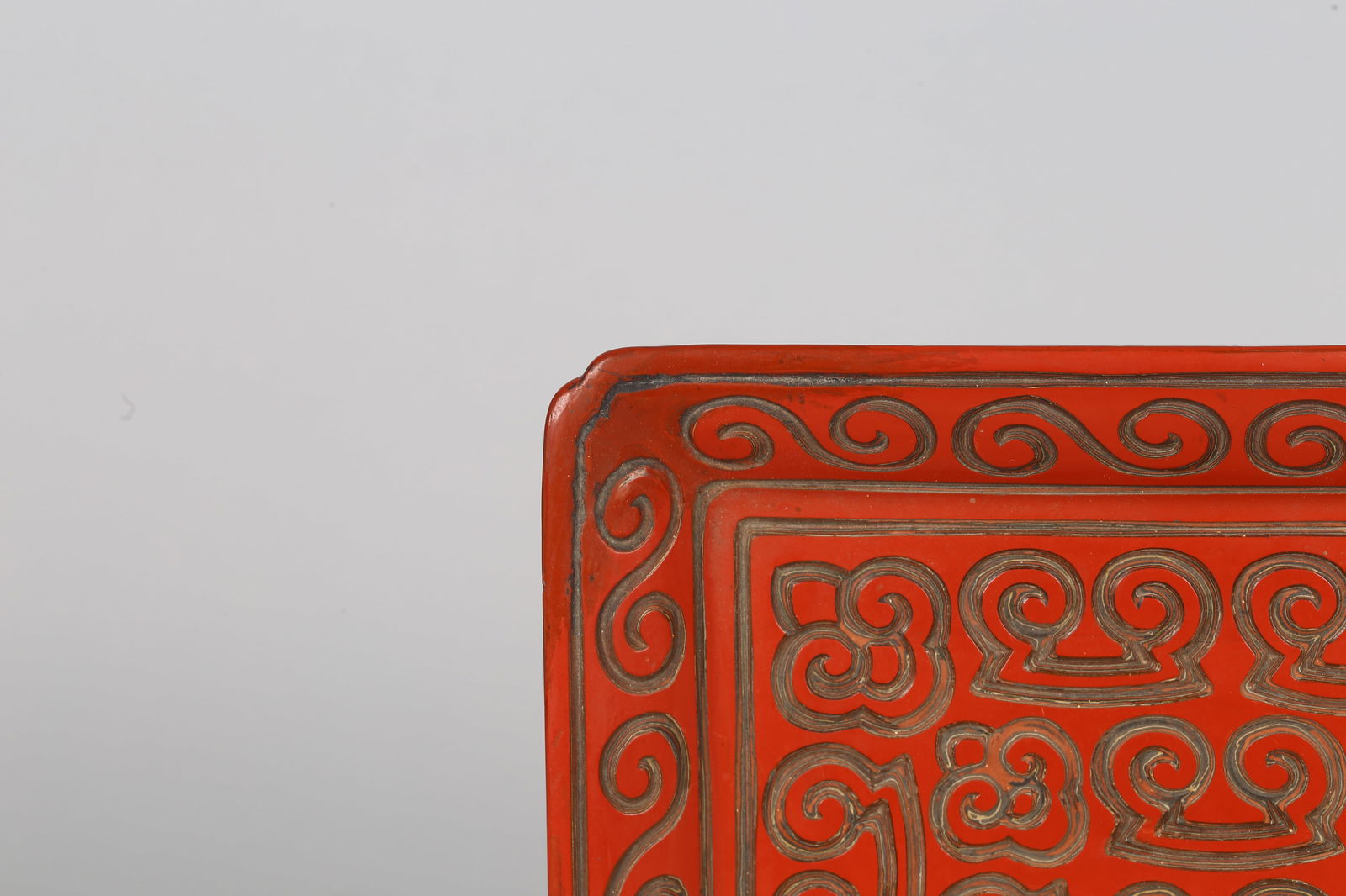 A Chinese Red Cinnabar Lacquer Dish - 3