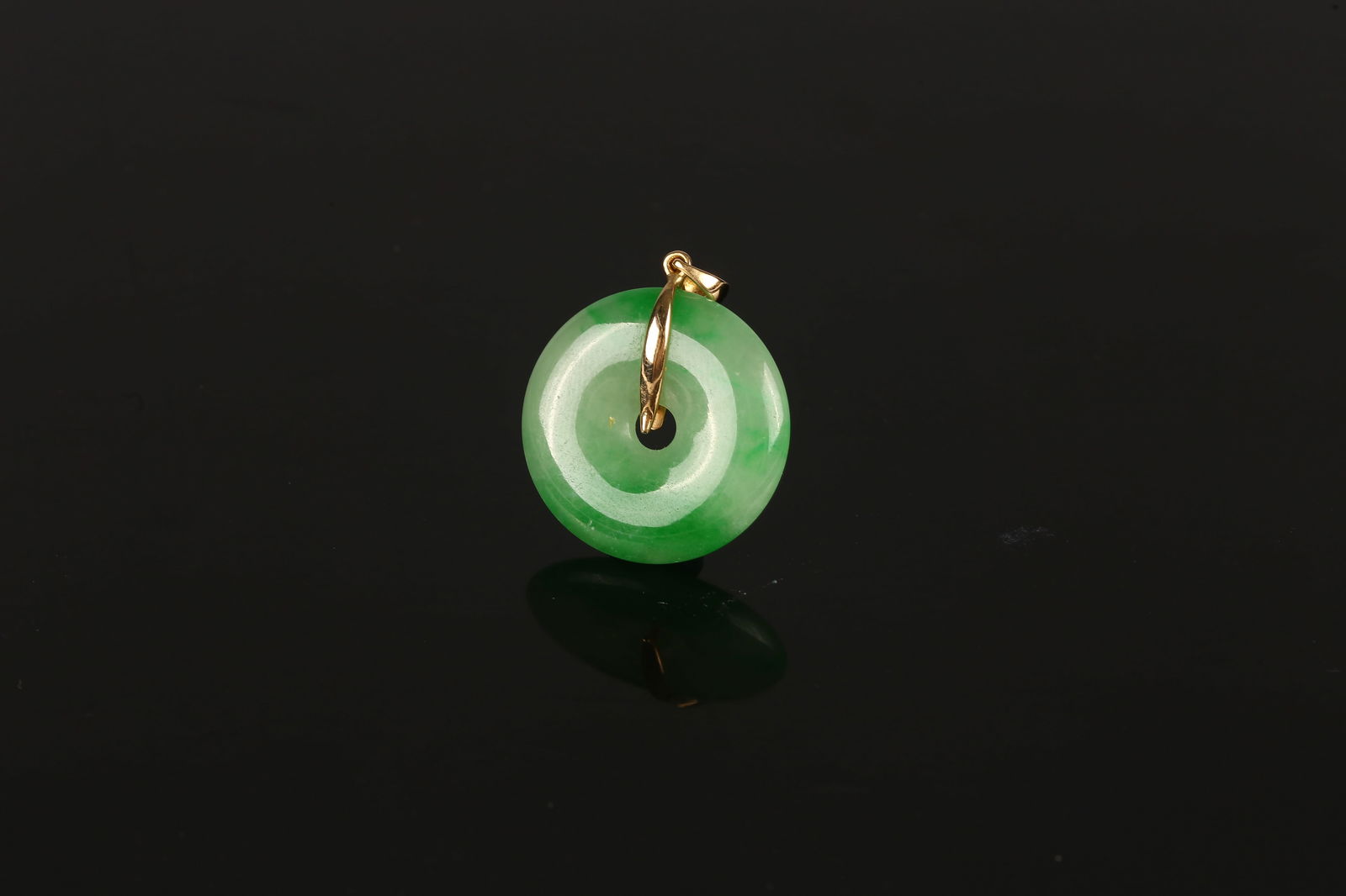 Three Natural Jadeite Pendants - 7