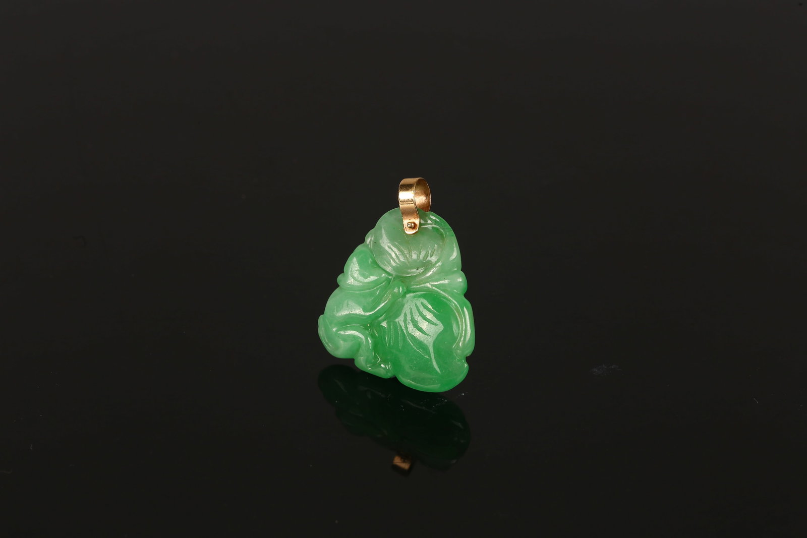 Three Natural Jadeite Pendants - 8