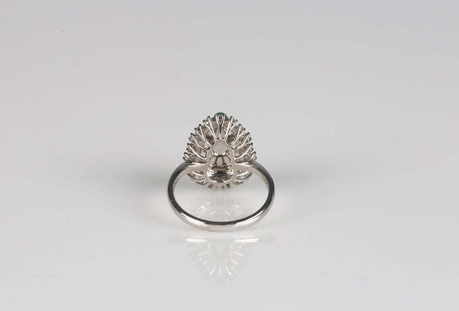A Jadeite and Diamond Ring - 4